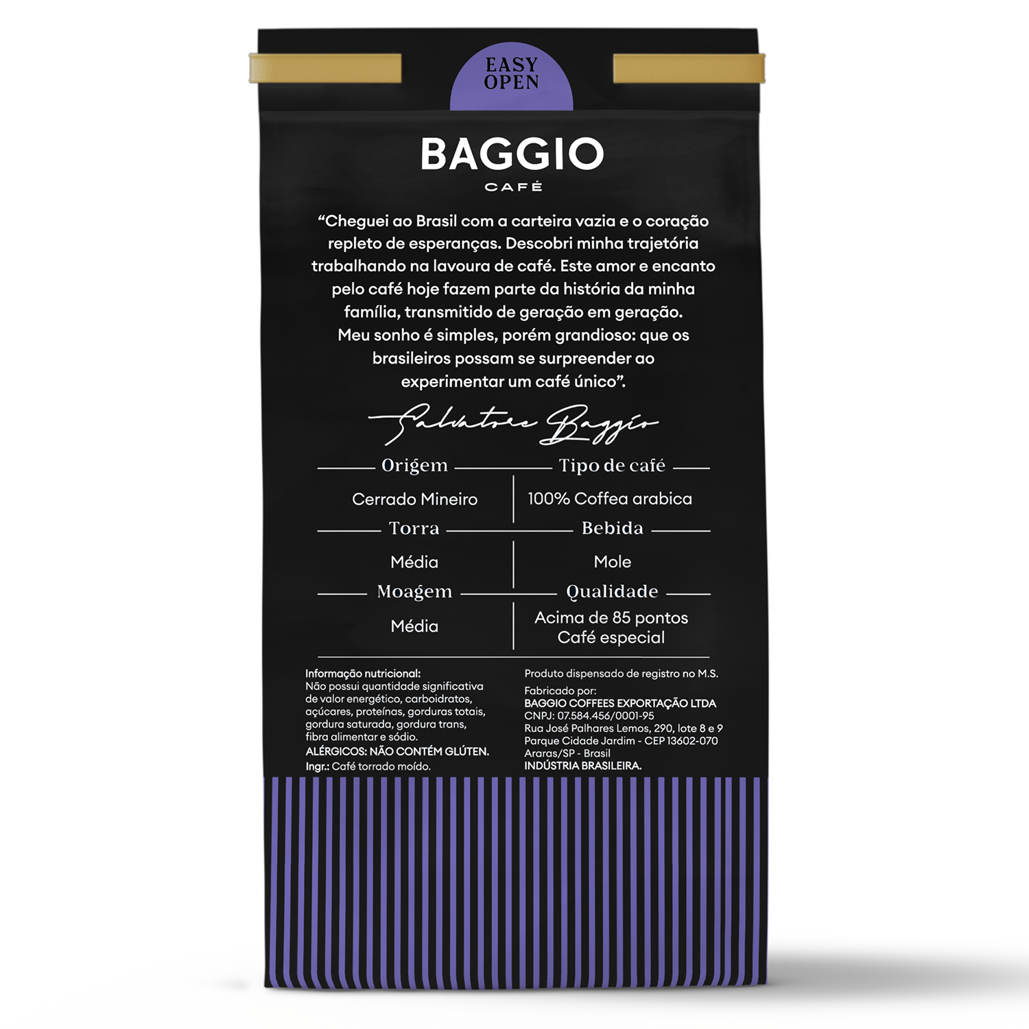 Baggio Café Espresso 250g Moído