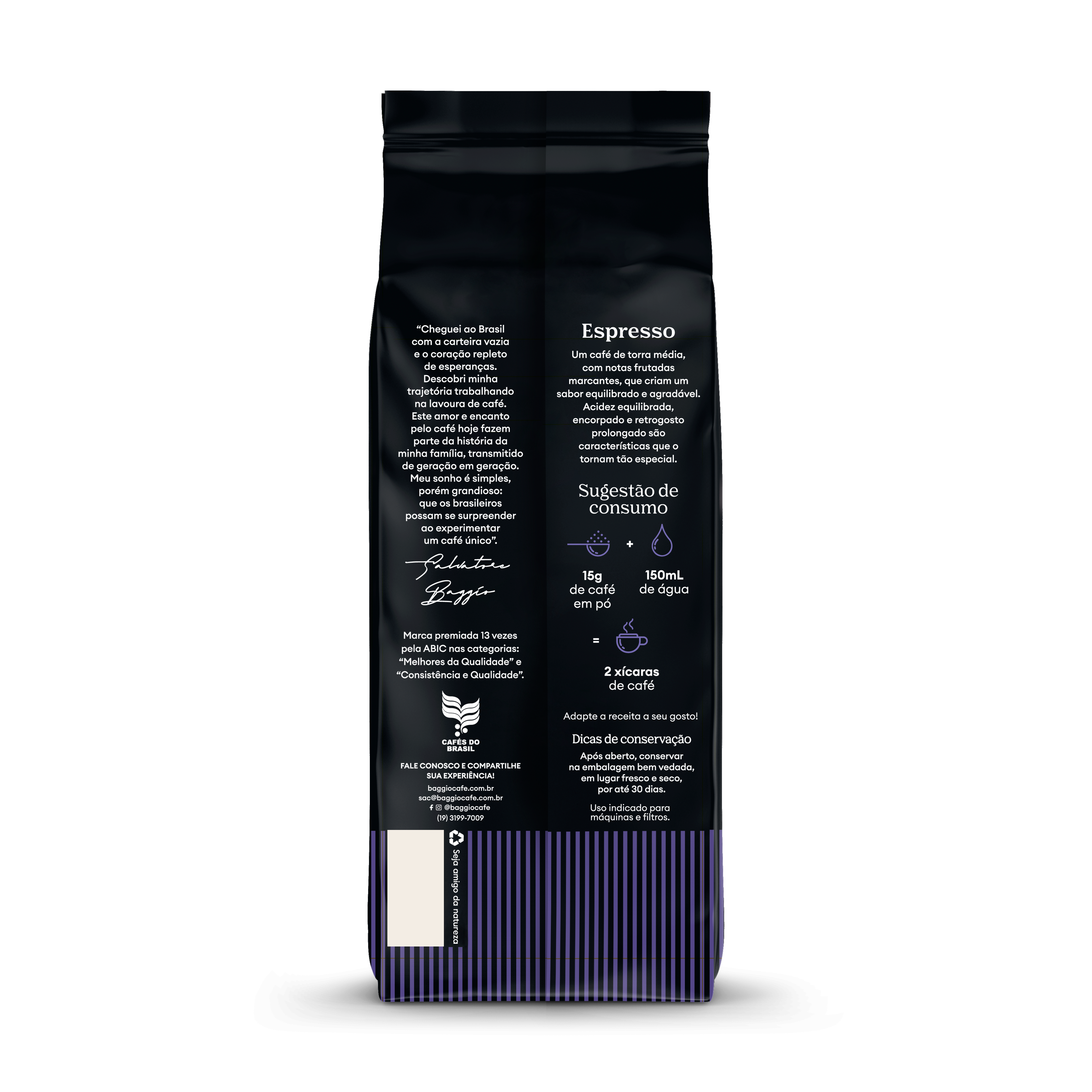 Baggio Café Espresso 500g Grãos